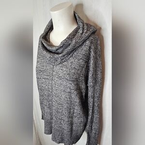 Ralsey‎ Heather Gray Cowl Neck Knit Soft Oversived Sweater Size M